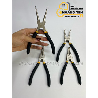 Bộ kìm mở phe, mở phanh 7 inch tolsen 10097 gồm 4 kìm mở phe size 7inch/180mm thép crv mạ niken.