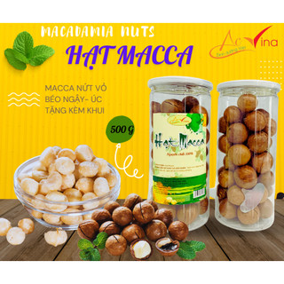 [FREE SHIP] HẠT MACCA LÂM ĐỒNG NỨT VỎ TỰ NHIÊN ( tặng kèm khui)