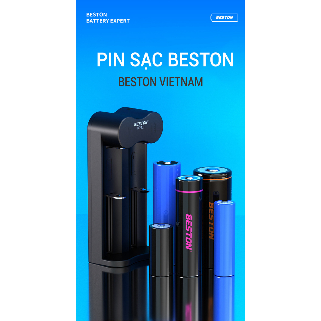 PIN sạc beston 26650 dung lượng 12950mWh 3.7V dùng cho đèn pin led