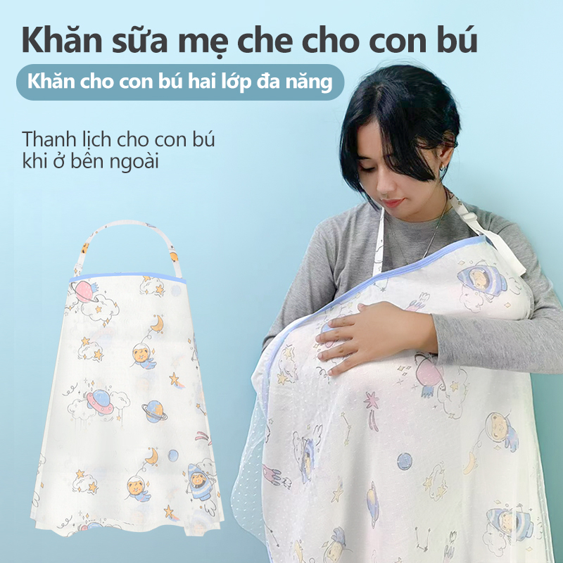 [Einmilk.ân ninh] Khăn tắm choàng sữa cho con bú kích  QNC