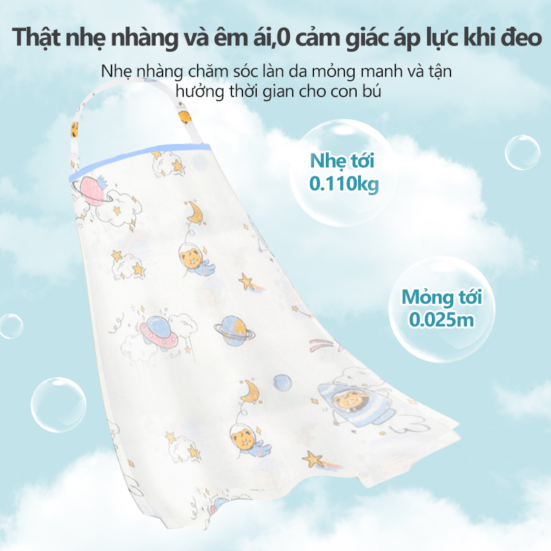 [Einmilk.ân ninh] Khăn tắm choàng sữa cho con bú kích  QNC