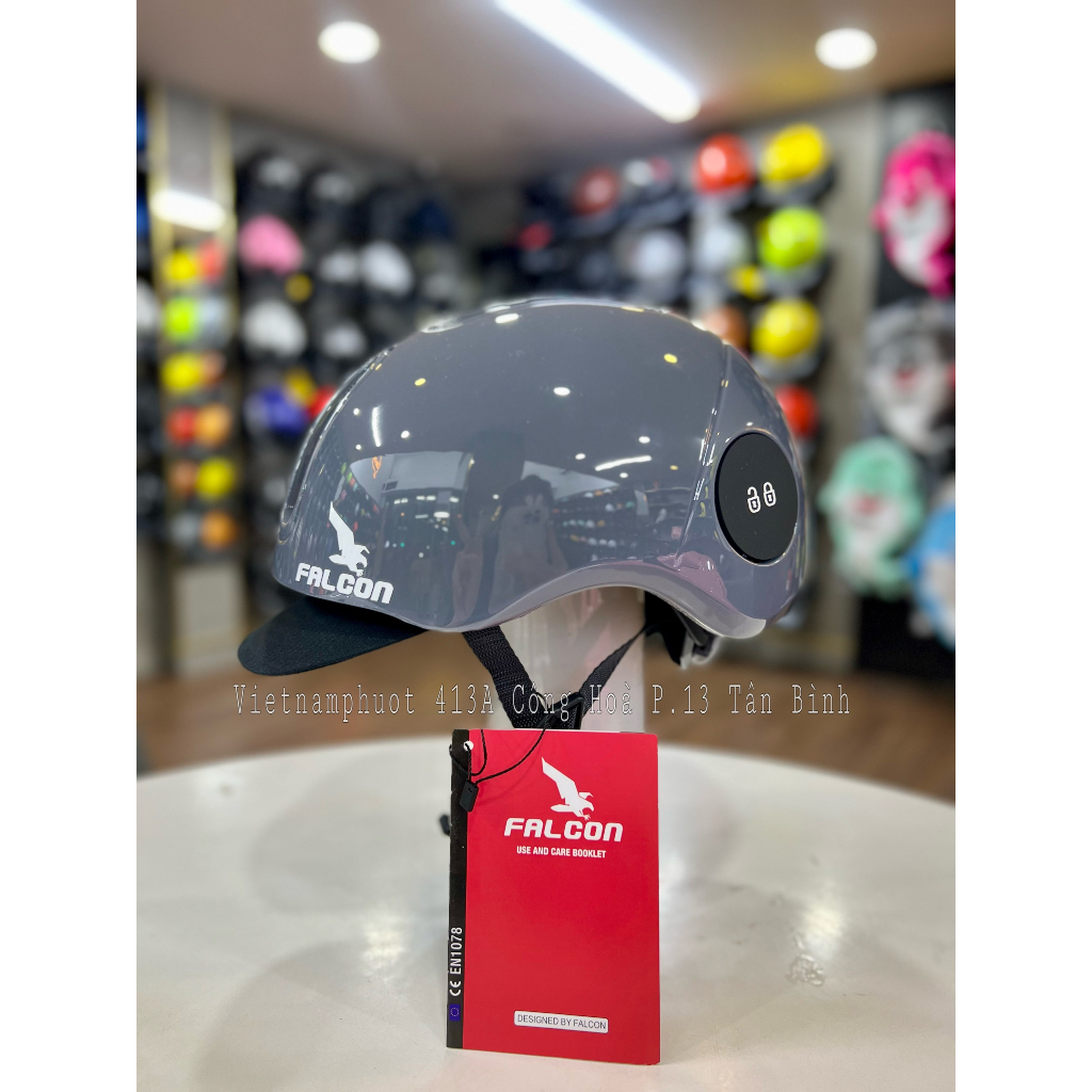 Nón Thể Thao POC Falcon F05 Glossy White Chính Hãng 100%