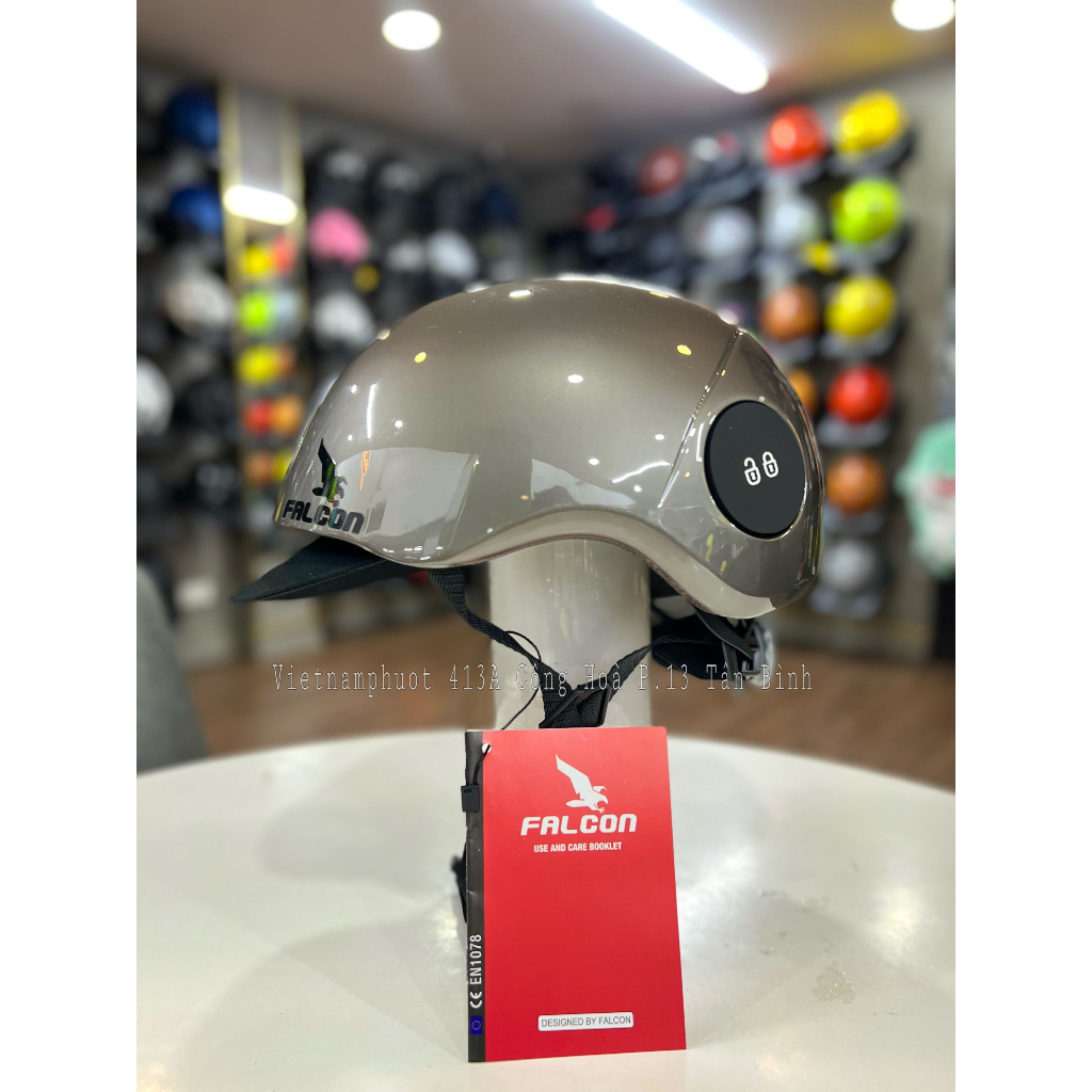 Nón Thể Thao POC Falcon F05 Glossy White Chính Hãng 100%