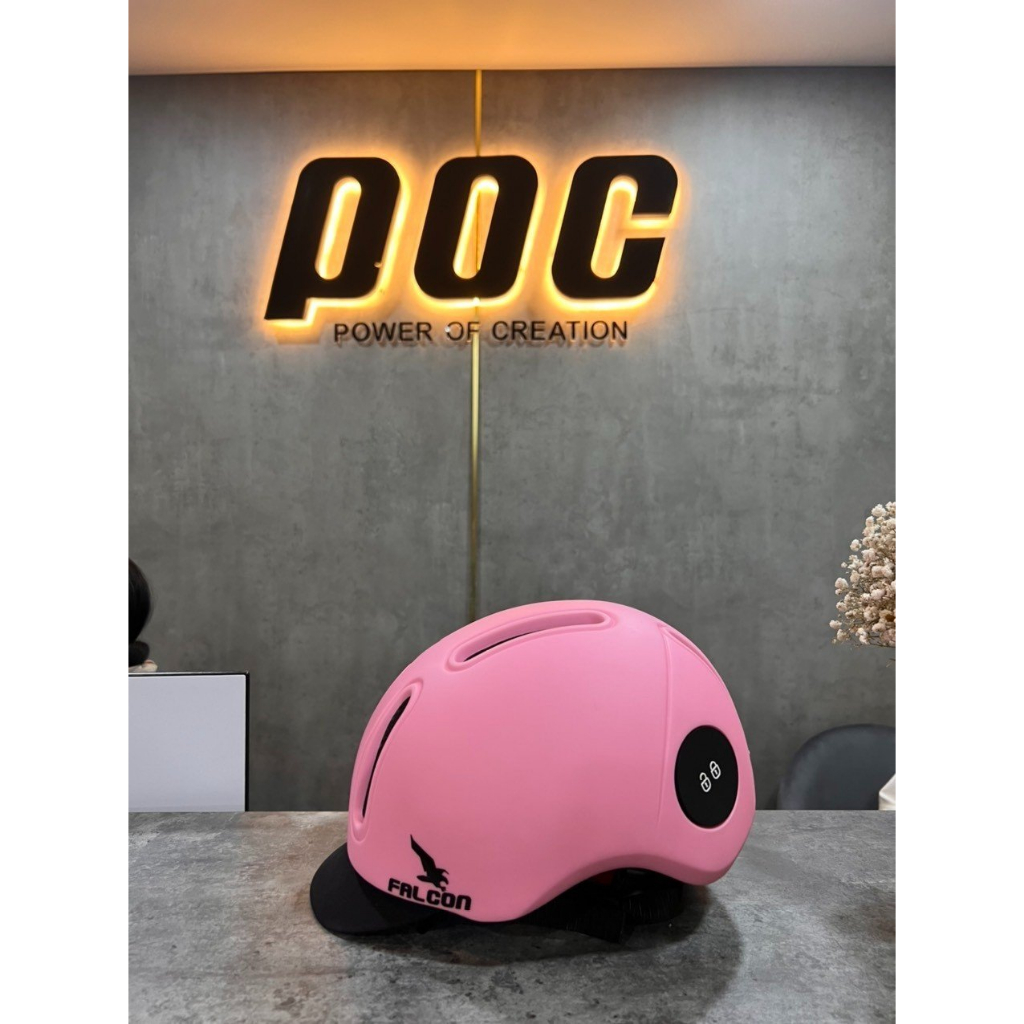 Nón Thể Thao POC Falcon F05 Glossy White Chính Hãng 100%