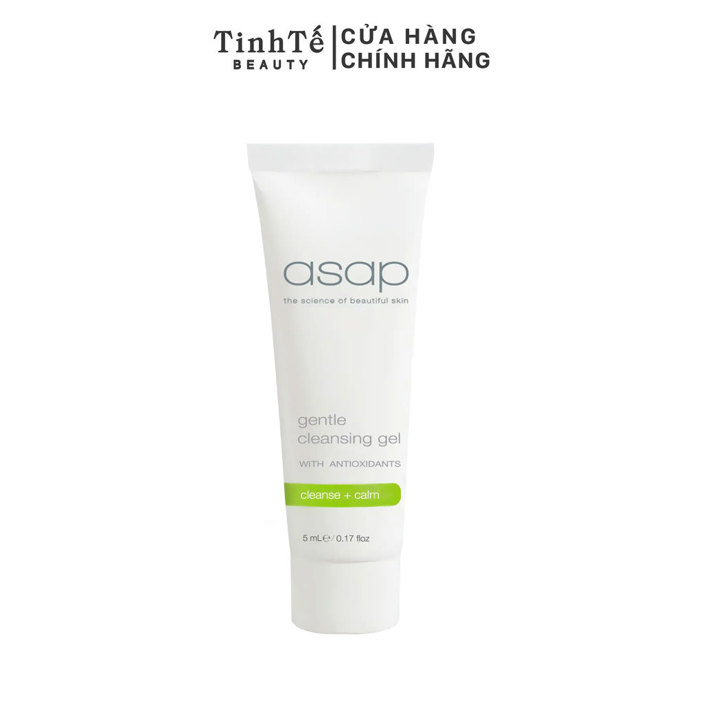 Sample sữa rửa mặt dịu nhẹ Asap gentle cleansing gel (5ml)