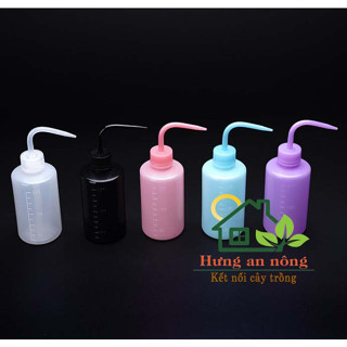 Bình vòi cong 250ml/500ml tưới sen đá xương rồng, cây để bàn văn phòng, bình châm dầu nhớt xe