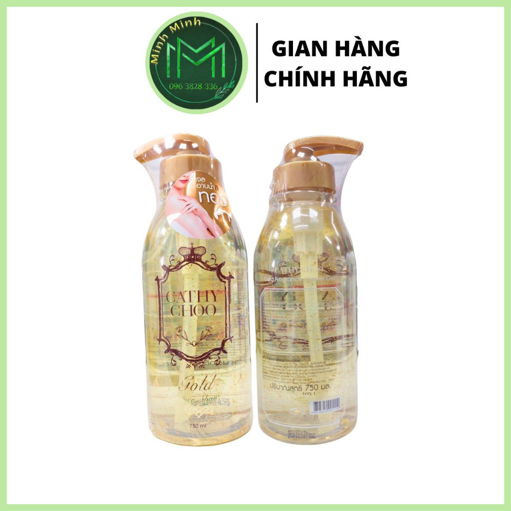 Sữa Tắm Vàng Trắng Da Cathy Choo 24k 750ml