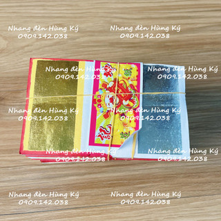 Giấy cúng vàng bạc 2 đầu lớn bạc lớn