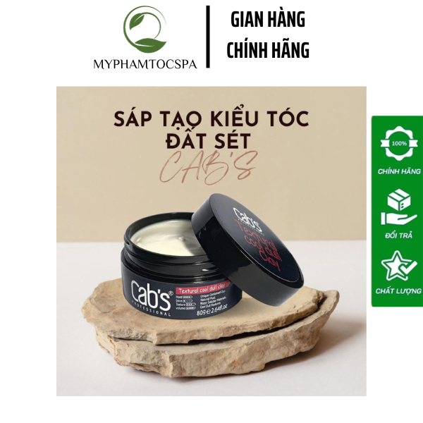 Sáp Vuốt Tóc Cabs Tạo Kiểu Tóc Đất Sét Myphamtocspa