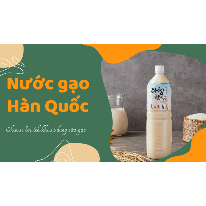 Sữa gạo rang Hàn Quốc Morning Rice 1.5L