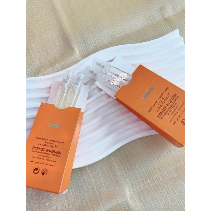 SET 2 NƯỚC HOA HERMES VIAL 2ML DẠNG XỊT + TÚI GIẤY