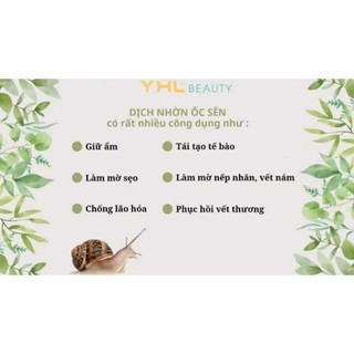 SỮA RỬA MẶT ỐC SÊN YHL[ SX HÀN QUỐC]