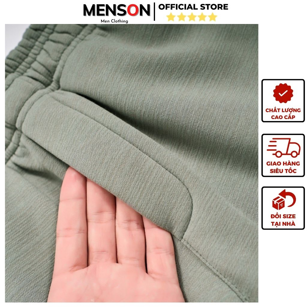 Bộ đồ nam mùa đông kéo khoá siêu ấm form đẹp Menson MD2810 Bộ nỉ nam mùa đông dài tay dày dặn 2023 Hàng Cao Cấp