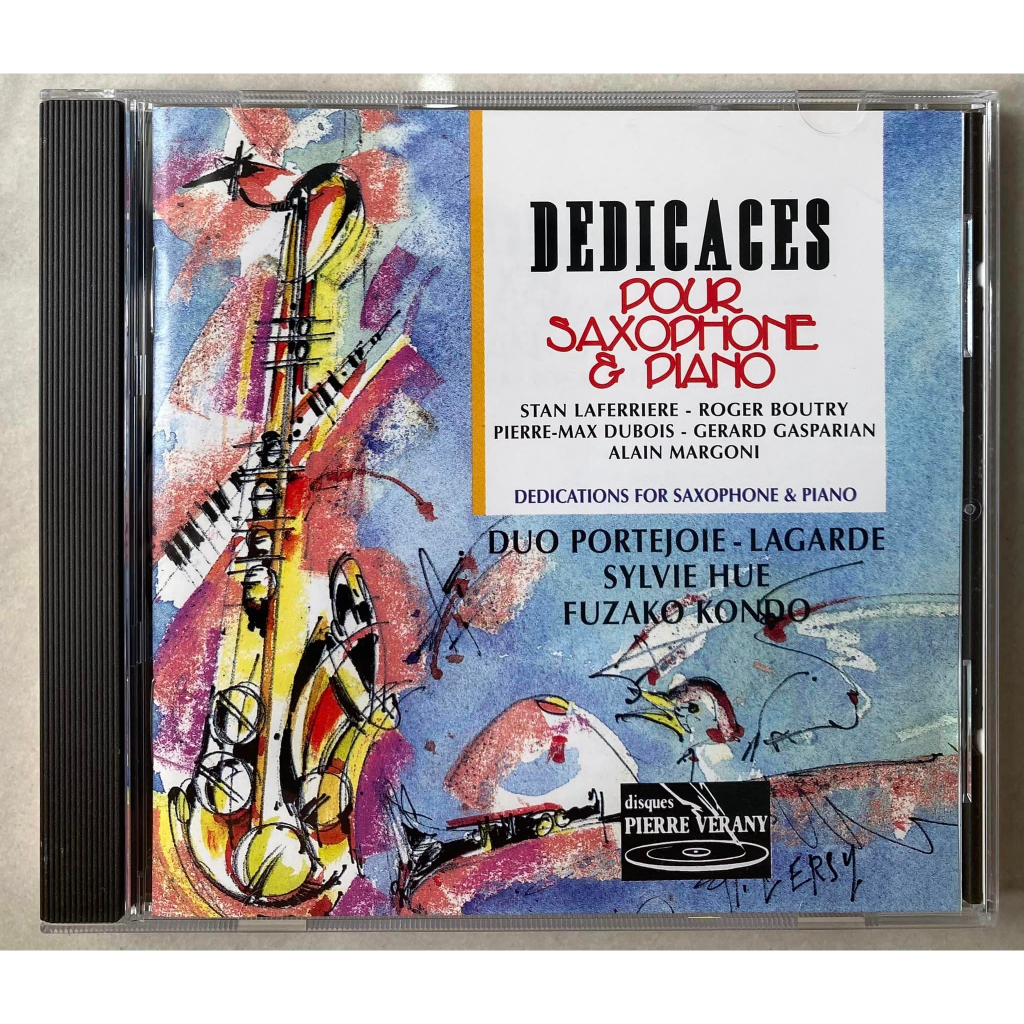 Used CD nhạc • Dedications for Saxophone & Piano - used CD