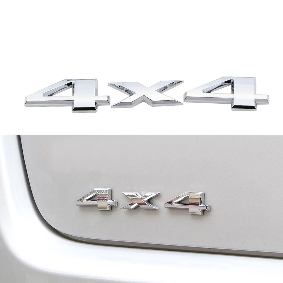 Logo chữ nổi 4x4, 4WD, V6,V8, Sport cao cấp trang trí cho xe hơi ô tô Ford,Toyota, Honda, Nissan, Mitsubishi....