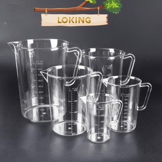 Cốc đong, ca đong định lượng pha chế bằng nhựa PC có vạch chia- LOKING