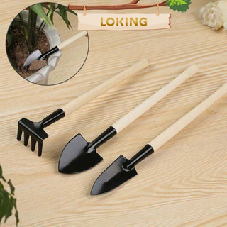 Bộ cuốc xẻng mini trồng cây cảnh đa năng, gọn, nhẹ, tiện dụng - LOKING