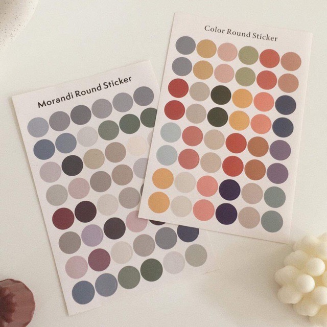 Pack Sticker Tròn Hàn Quốc