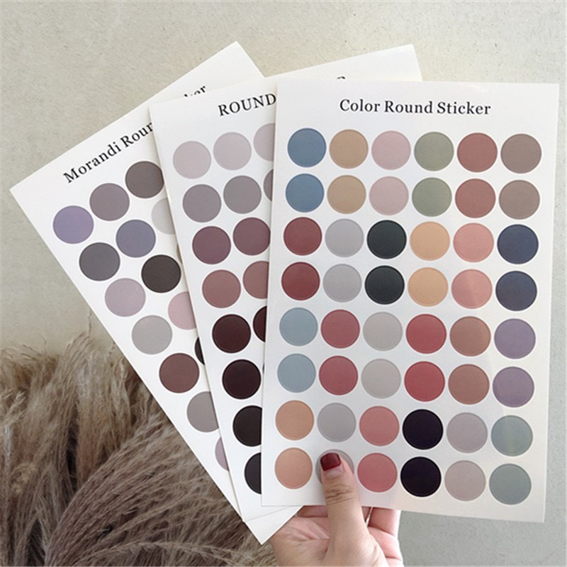 Pack Sticker Tròn Hàn Quốc