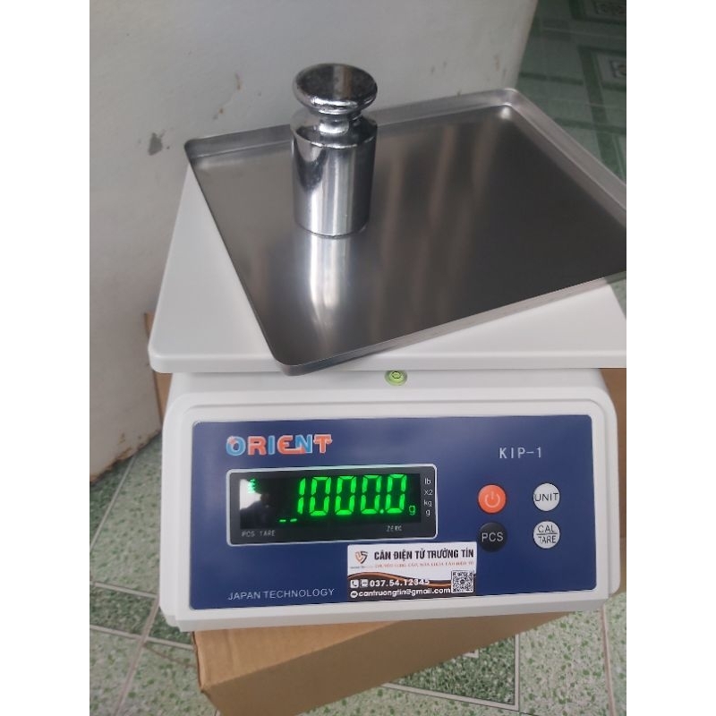 Cân Thủy Sản Chống Nước KIP1 khối lượng 1.5kg 3kg 15kg 30kg dùng trong lĩnh vực cân thủy hải sản hóa chất