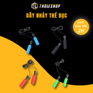 Dây Nhảy Thể Lực 2.8m Hỗ Trợ Tập Luyện, Giảm Cân Tay Cầm Chống Trơn Tholeshop 3290