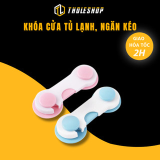 Dụng cụ khóa ngăn kéo, tủ lạnh giữ an toàn choi bé không bị kẹp tay tholeshop 3266