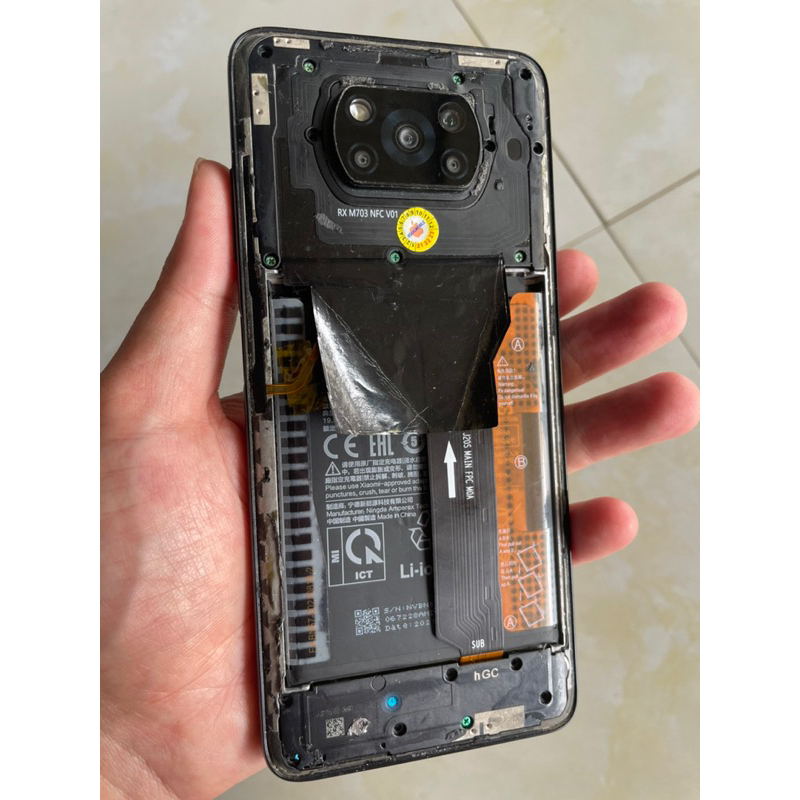 Điện thoại xác xiaomi poco x3 pro không lên nguồn