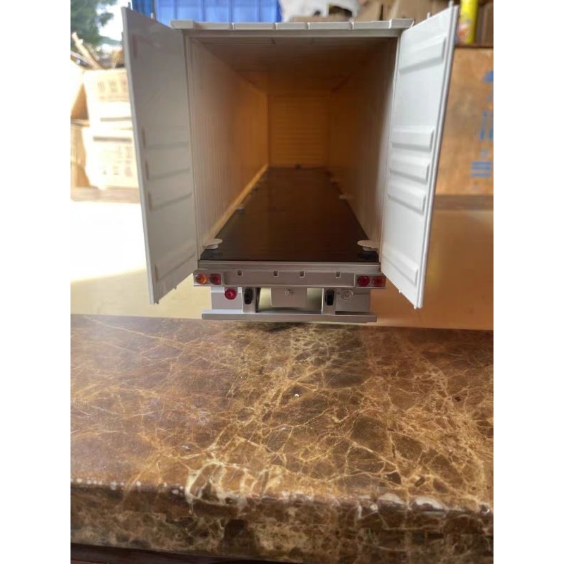 Mô hình rơ mooc thùng Container 1:24