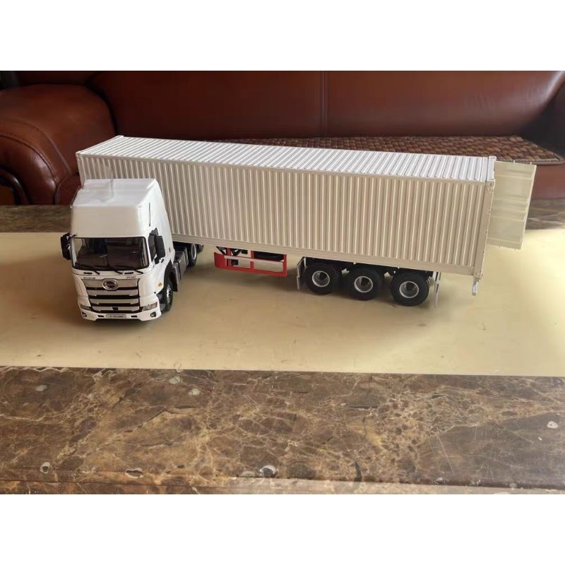 Mô hình rơ mooc thùng Container 1:24