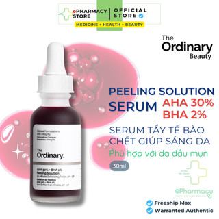 SERUM THE ORDINARY AHA 30% + BHA 2% Peeling Solution - Tinh chất tẩy tế bào chết Ordinary Peeling 30ml