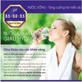 Lõi lọc Hydrogen Alkaline Hàn Quốc - Nâng PH lên 9.5 - Nâng cấp lên máy lọc nước Hydrogen, dành cho tất cả máy lọc