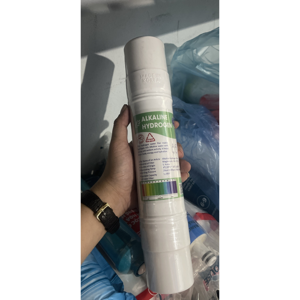 Lõi lọc Hydrogen Alkaline Hàn Quốc - Nâng PH lên 9.5 - Nâng cấp lên máy lọc nước Hydrogen, dành cho tất cả máy lọc