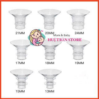 Đệm giảm Size, hạ size 13/15/17/18/19/20/21/22/24mm Tương Thích Tất Cả Phễu Của Máy Hút Sữa, Cup Rảnh Tay, Máy Cầm Tay