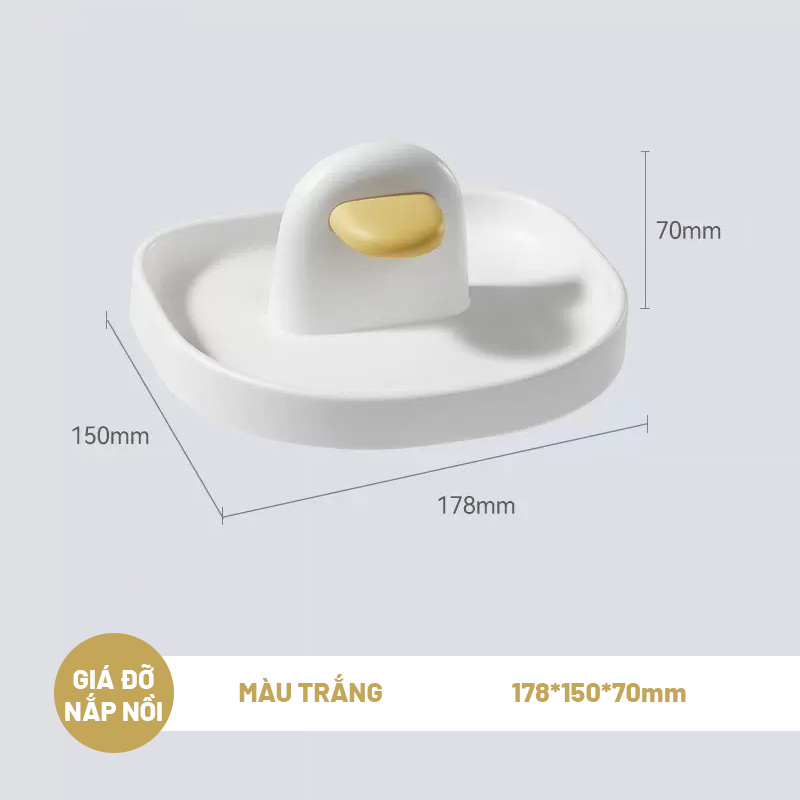 Giá Đỡ Nắp Vung Nồi, Muôi, Đĩa, Thìa Nấu Ăn Nhà Bếp Thiết Kế Thông Minh Tiện Dụng Cho Phụ Nữ Yêu Bếp