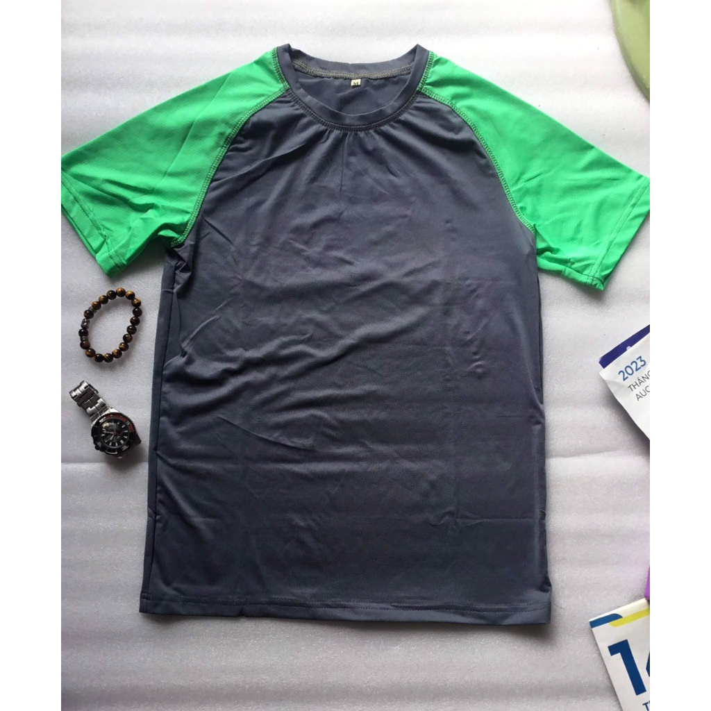 ÁO THUN TAY PHỐI THỂ THAO