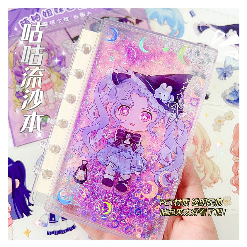 Set 6 tấm sticker trang điểm dễ thương-Happyfunny