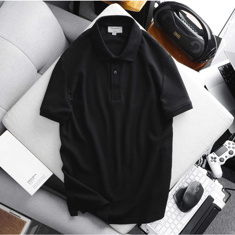 Áo thun nam Polo ICONDENIM Basic Hexgon chất CVC thông thoáng mềm mại co giãn - PLID0105