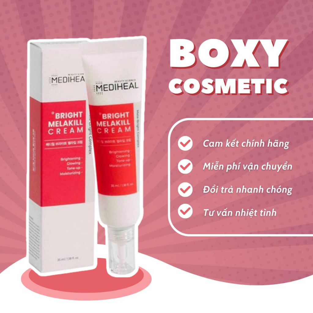 Kem nám dưỡng trắng da MEDIHEAL BRIGHT MELAKILL CREAM 35ml