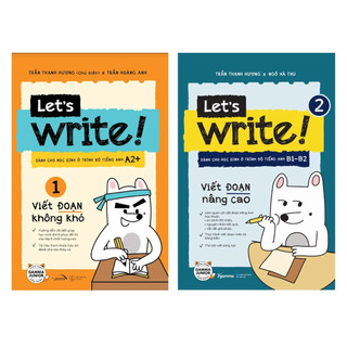 Sách - lẻ/combo 2 cuốn let's write: viết đoạn không khó + viết đoạn nâng cao