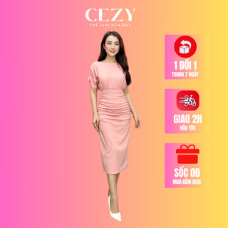 Đầm ôm body dự tiệc nhún eo có size bigsize CEZY D29