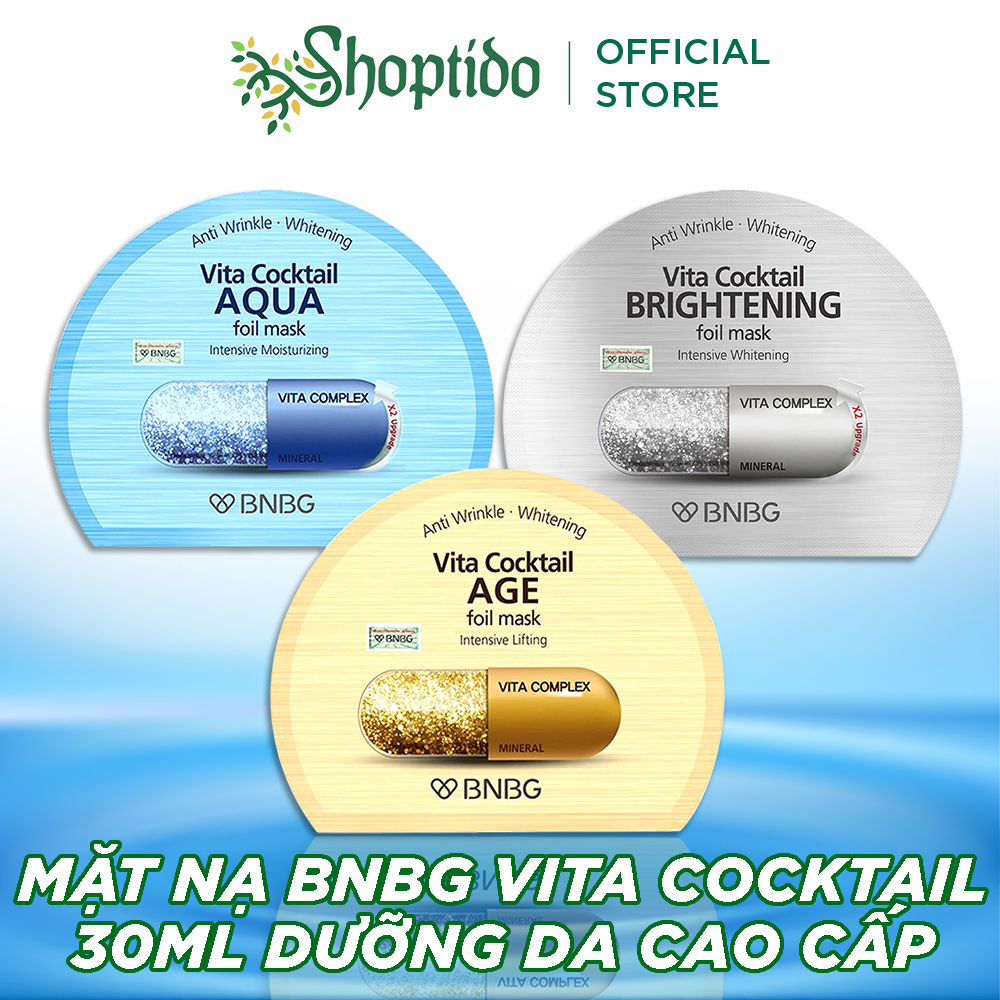 Mặt nạ BNBG Vita Cocktail 30ml dưỡng da cao cấp NPP Shoptido