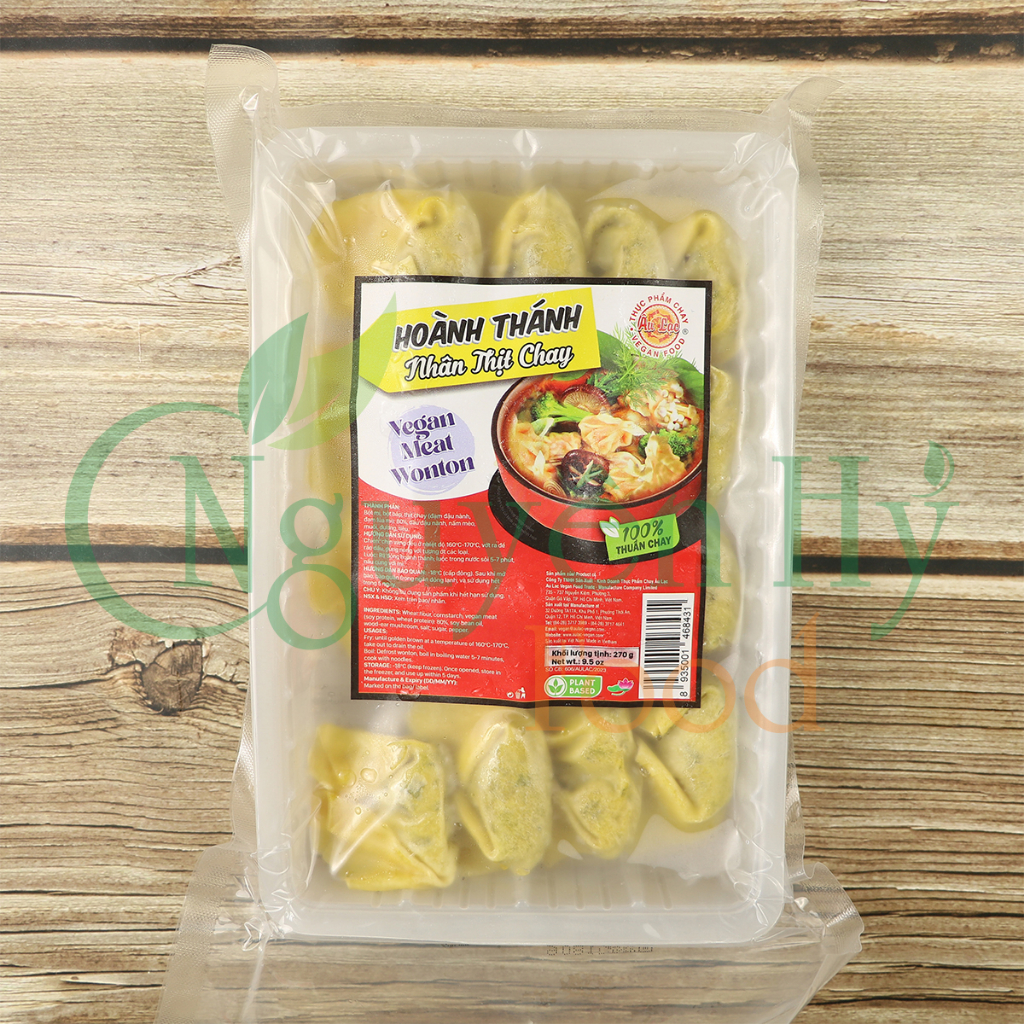 Hoành Thánh Nhân Thịt Chay Âu Lạc - 270g (Vegan)