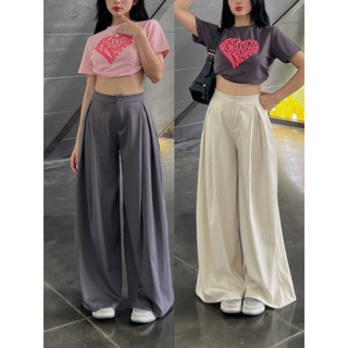 Quần tây ống rộng Hari xếp ly phong cách 0038 P12K6