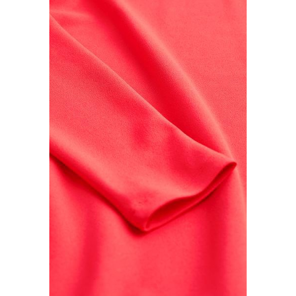 Đầm Midi HM màu cam made in Cambo xuất dư xịn dài qua gối