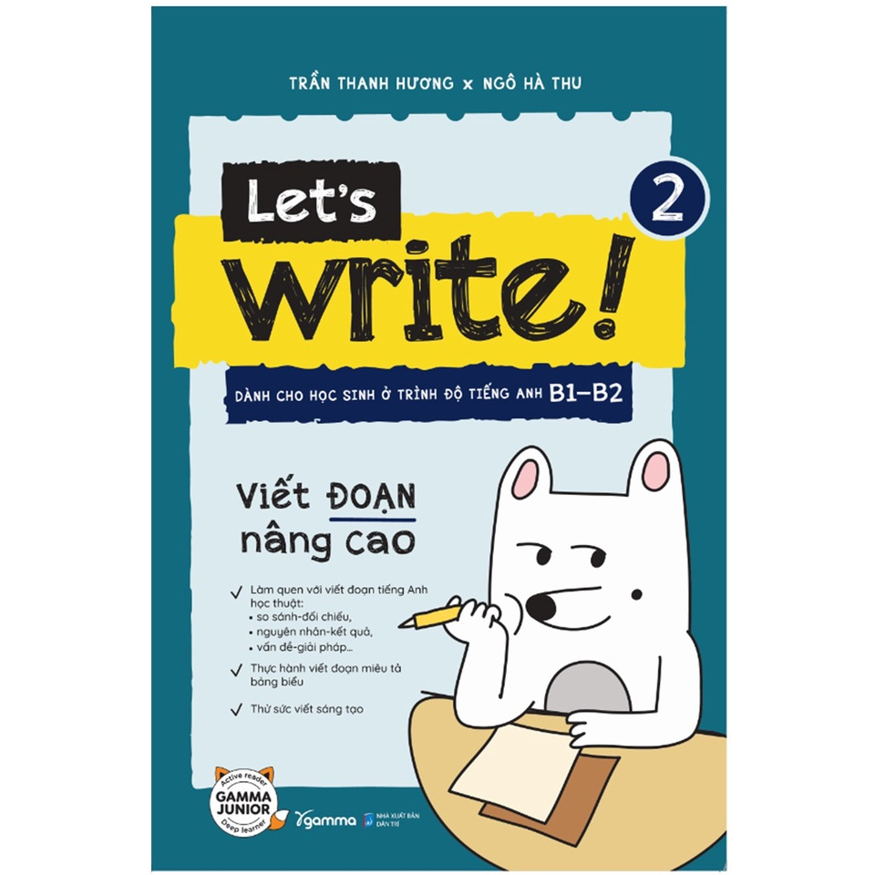 Sách -  - Let's Write: Viết Đoạn Không Khó  + Viết Đoạn Nâng Cao