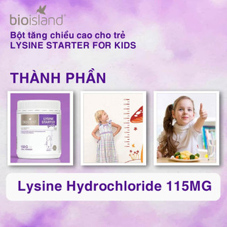 Bột tăng chiều cao Bio Island Lysine Starter (150g)