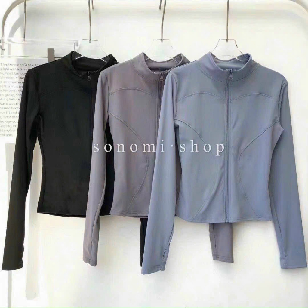 Áo khoác nữ thể thao tay dài, chất liệu co giãn 4 chiều, phù hợp tập gym, yoga, zumba MÃ F88