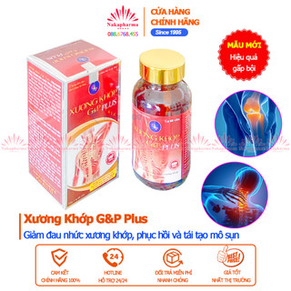 Xương Khớp G&P Gold Plus GP | Giảm nguy cơ thoái hóa và đau cơ xương khớp, giúp tái tạo mô sụn, tạo dịch nhờn cho khớp