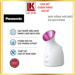 Máy xông hơi mặt panasonic eh-sa31vp442 - hẹn giờ, cấp ẩm cho làn da -ion nano - hàng chính hãng