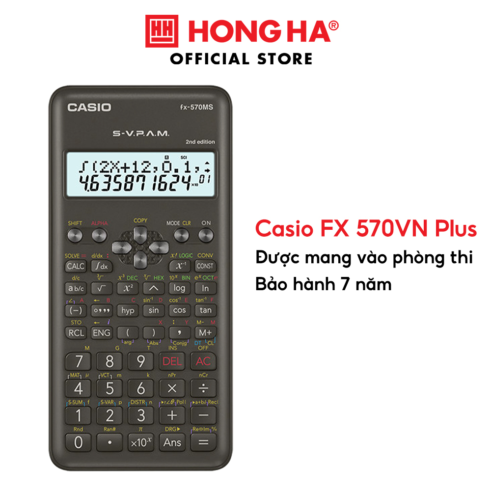 Máy tính Casio FX-570MS dành cho học sinh cấp 2